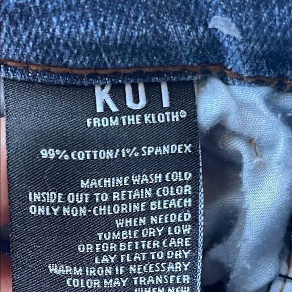 KUT from the kloth ankle raw hem straight leg jeans size 4 - Picture 15 of 15